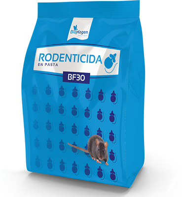 Raticida Pasta Fresca Azul Bf30 Bolsa 3 kg